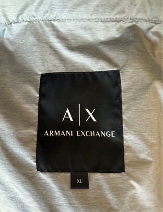 Chaqueta Armani Exchange Azul Marino Plumas