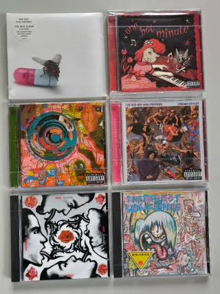 CDs Radiohead, Muse, Red Hot Chili Peppers. Nuevos