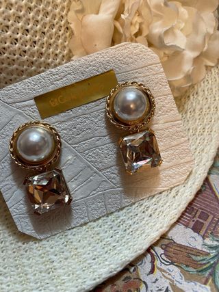 Novias Pendientes El Corte Inglés Perla y Cristal