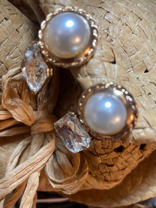 Novias Pendientes El Corte Inglés Perla y Cristal