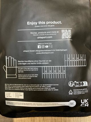 Guantes Portero Uhlsport Supergrip+ HN Talla 8.5