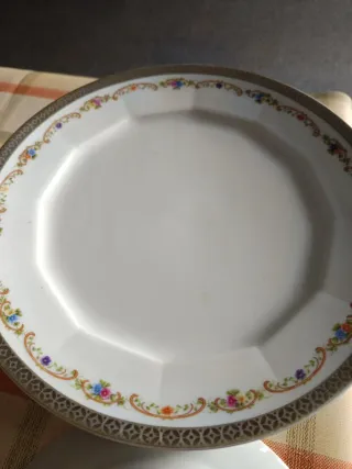 Platos de porcelana Bavaria - Lote de 10