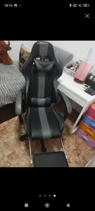 Sedia da Gaming Ergonomica Soontrans Grigia