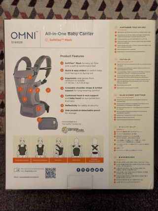 Mochila porteo Ergobaby Omni Breeze/Classic