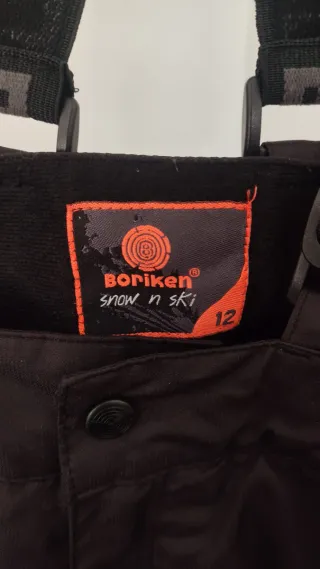Pantalón de nieve infantil Boriken negro