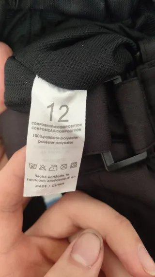 Pantalón de nieve infantil Boriken negro