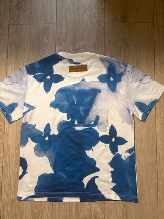 Camiseta Louis Vuitton Azul y Blanca