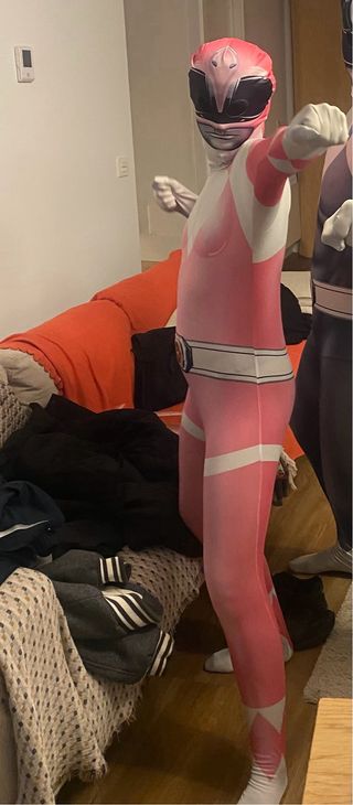 Disfraz Power Ranger Rosa Talla Única