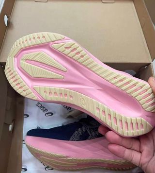 ASICS NOVABLAST 5 Zapatillas Running Azul/Rosa