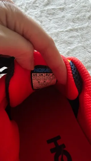 Zapatillas Hoka Bondi 9 Azul/Rojo