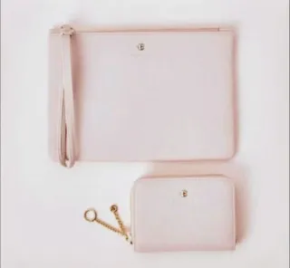 Carteras nuevas color beis son 2 piezas