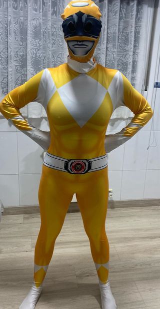 Disfraz de Power Ranger amarillo
