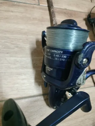 Cañas de pesca y carretes