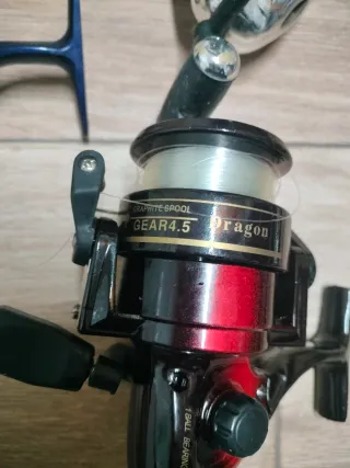 Cañas de pesca y carretes