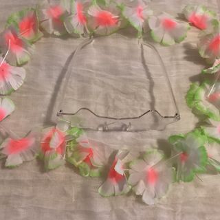 Occhiali trasparenti a forma di stella con coronci