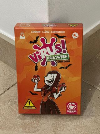 Pack Trío Juegos Cartas Virus 1, 2 y Halloween