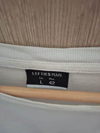 Camiseta blanca hombre