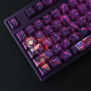 Teclado Personalizado Morado y Negro