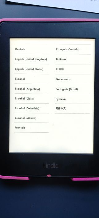 Custodia Kindle Rosa