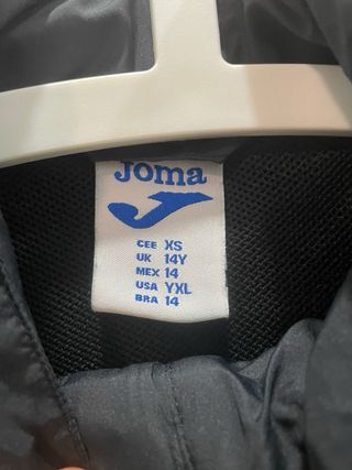 Chubasquero Joma Getafe CF Negro