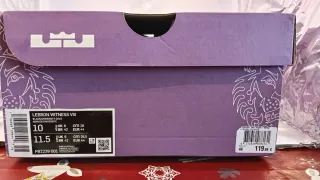 Nike LeBron Witness VII Negro/Morado