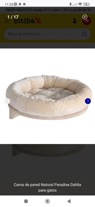 Camas para gatos Zoo Plus