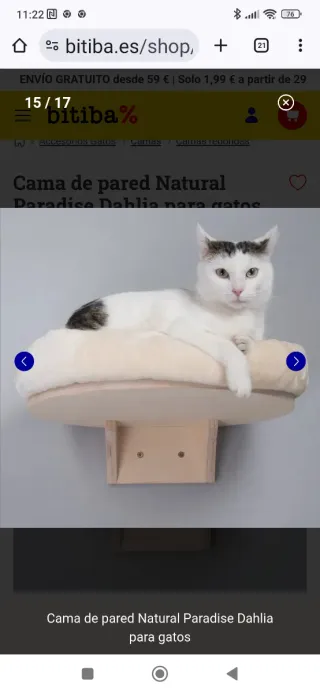 Camas para gatos Zoo Plus