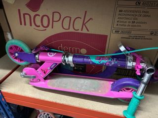 Patinete plegable niña con freno Oxelo 2 ruedas