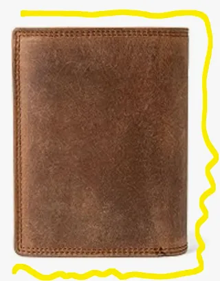 Portafoglio Berliner Bags Uomo Pelle Marrone