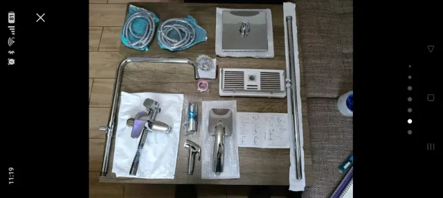 Conjunto grifo ducha completo nuevo