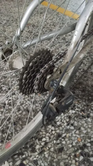 Bicicleta MTB con todos los accesorios,