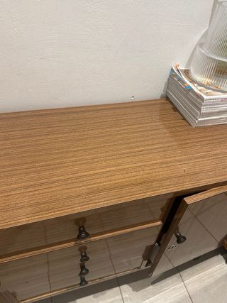 Mueble aparador vintage madera y metal