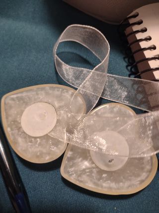 Pack 2 Abrazaderas Cortina Corazón