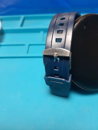 Reloj Digital MURAY Azul y Plateado