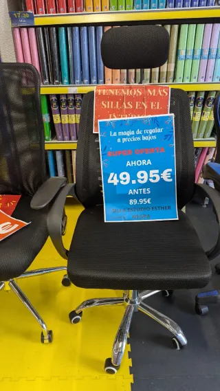 Silla de Oficina Esther Negra
