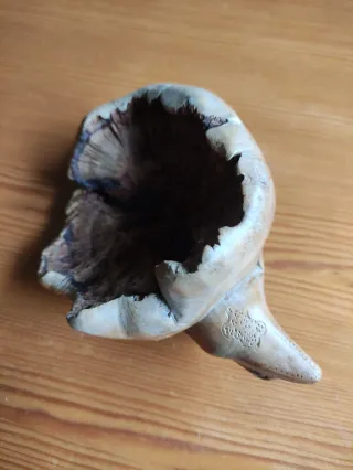 Figura rana artesanal vintage