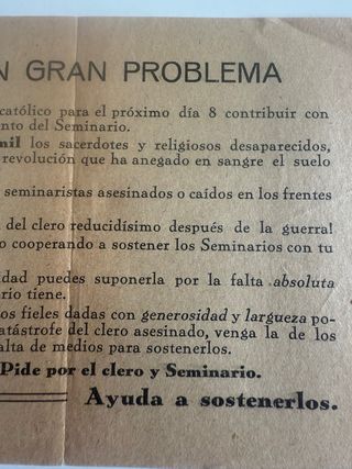 Antigua octavilla guerra civil asesinatos rara
