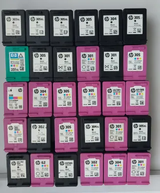 Cartuchos varios modelos HP Vacíos 304, 305