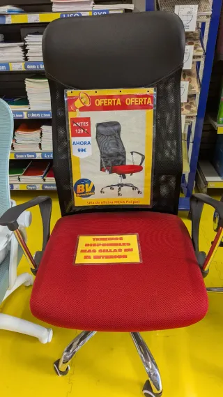 Silla de oficina BV Mega Polipiel