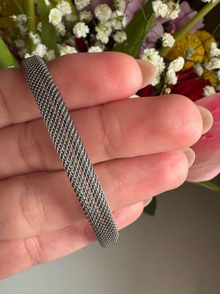 Pulsera Tous Malla Acero y Oro 18