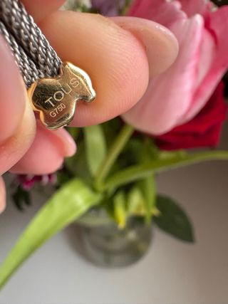 Pulsera Tous Malla Acero y Oro 18