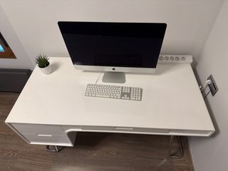 Escritorio de diseño moderno lacado blanco