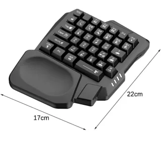 Teclado Gaming una Mano RGB