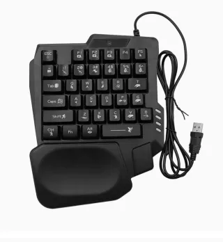 Teclado Gaming una Mano RGB