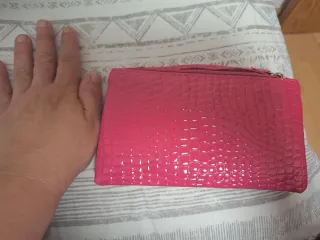 Pack monedero y neceser rosa