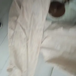 Cortinas beige y rosa. 130cm de larga s