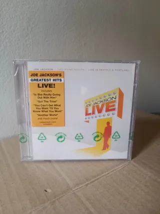 Joe Jackson Greatest Hits Live CD