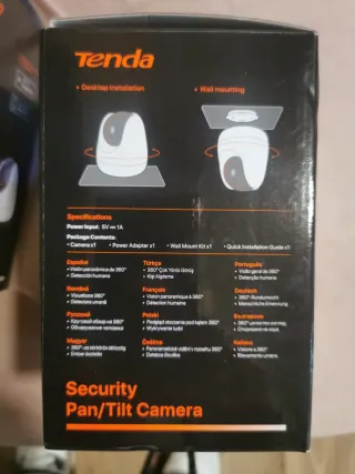 Cámara Tenda Seguridad Pan/Tilt Wi-Fi 6