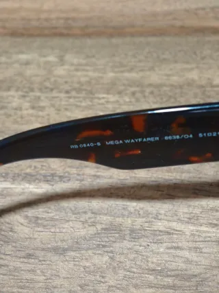 Gafas Ray-Ban Mega Wayfarer Azul/Marrón