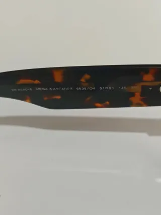 Gafas Ray-Ban Mega Wayfarer Azul/Marrón